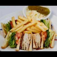 Grilled Chicken Triple Decker Sandwich · 