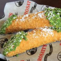 Homemade Cannoli · Fried pastry with a sweet creamy filling.