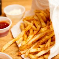 Togarashi Fries · shoestring French fries seasoned with Japanese 7 spice
