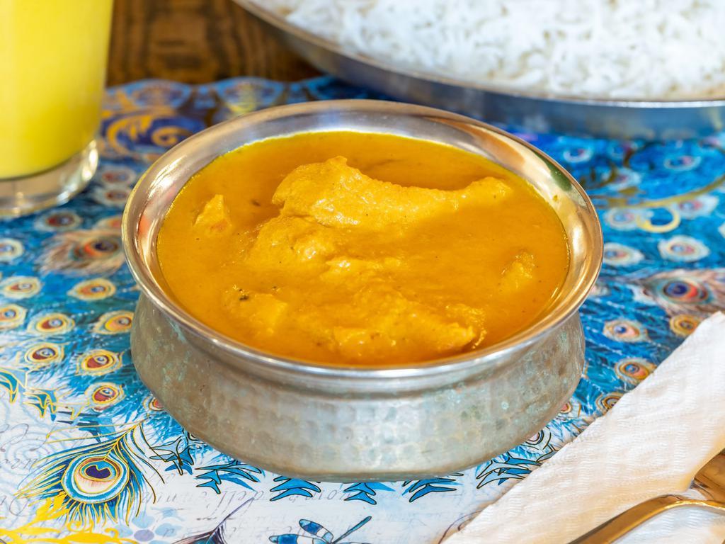Butter Chicken a la Carte · Served with basmati rice. Gluten-free. Nut-free.