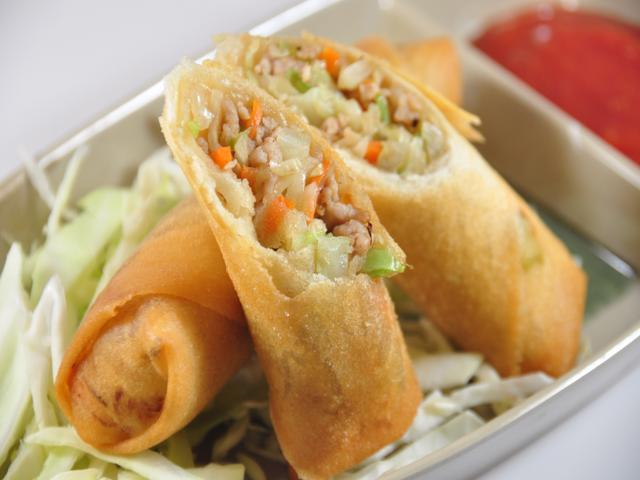 Pork Egg Roll (2 pcs) · fried egg roll filled with pork and vegetable served with sweet and sour sauce