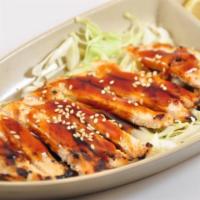 Teriyaki Chicken Appetizer · grilled chicken glazed with teriyaki sauce