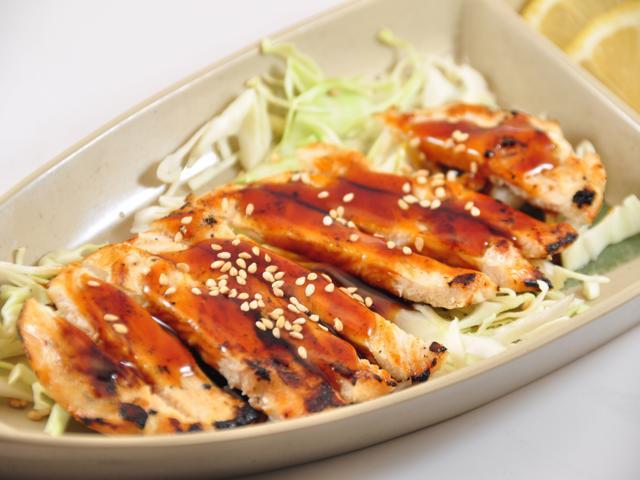 Teriyaki Chicken Appetizer · grilled chicken glazed with teriyaki sauce