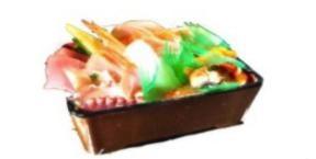 Chirashi Bowl · a variety of sashimi (salmon, tuna, yellow tail, white tuna, tilapia, hokki clam, squid, oct...