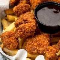Voodoo Chicken Fingers · Cajun flavored with fries and ranch.