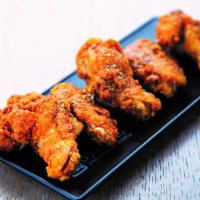 Black Pepper Wings · Dangerously addictive Nagoya-style chicken wings (Tebasaki)! Five (5) fresh-fried wings toss...
