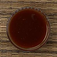 Hot & Spicy Sauce (approx 0.8 oz each) · Our mildly spicy Japanese BBQ dipping sauce. Only available at Gyu-Kaku. Photo is meant for ...