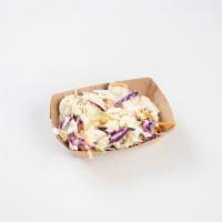 Coleslaw · Fresh cabbage, carrots, and shallots in a light citrus-sweet dressing. Vegetarian, gluten fr...