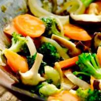 Garden Vegetables  · Stir-fried mixed vegetable dish. Served with fresh garlic in brown sauce.