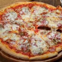 Meat Lovers Pizza · Ham, meatballs, sausage, pepperoni and mozzarella.