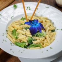 Cavatelli and Broccoli Pasta · Small pasta shells.