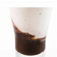 Coppa Stracciatella · Chocolate chip gelato swirled together with chocolate syrup, topped with cocoa powder and ha...