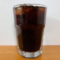 Iced Coffee · Flash brewed iced coffee (regular or decaf)