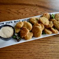 Staten Island Fried Pickles · served with jalapeño ranch