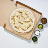 Take and Bake Santa Fe Chicken Pizza · READY TO BAKE - Grilled chicken breast marinated in lime and herbs, red onions and Monterey ...
