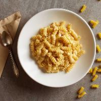 Kid's Curly Mac and Cheese · Includes choice of a fountain beverage, lemonade, apple juice, milk or chocolate milk.