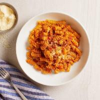 Kid's Fusilli with Meat Sauce  · With Parmesan. Includes choice of a fountain beverage, lemonade, apple juice, milk or chocol...
