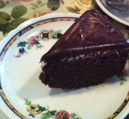 Chocolate Cake · Served with your choice of topping. 