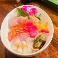 Chirashi · Chirashi is basically a big bowl of rice mixed with fish and additional ingredients of your ...