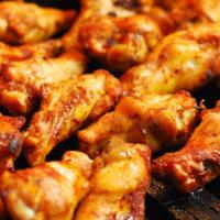 6 Piece Smoked Wings · Comes with one side and choice of bread