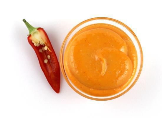 Extra Sriracha Aioli on the Side (Spicy) · Creamy and spicy Allergens: Soy, Egg