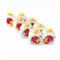 Spicy Tuna Roll* · Cucumber, scallion, spicy mayo. 

Consuming raw or undercooked meats, poultry, seafood, shel...