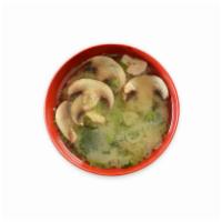 Miso Soup · Tofu, wakame, mushroom and scallion.