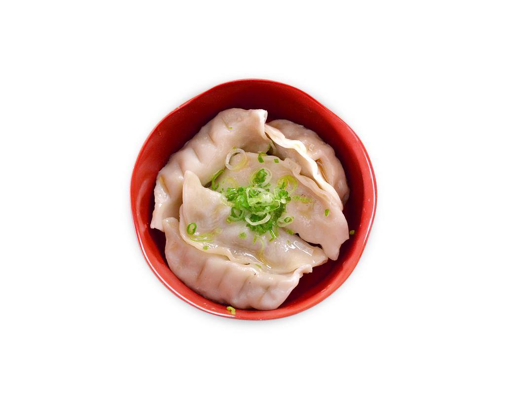 Pork Dumplings · Fried or steamed 5 with spicy szechuan dipping sauce.