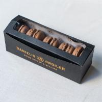 DANIEL'S CHOCOLATE CARAMEL FRENCH MACARONS · 5-pack
