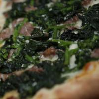 Broccoli Rabe and Sausage Pizza · Served as is, no modifiers.