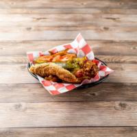 Double Char Dog · Prepared Chicago style which includes mustard, relish, onions, tomato, pickle, sport pepper ...