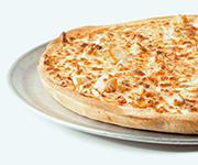 Buffalo Chicken Specialty Pizza · Italian chicken, pepper jack cheese, red onions, jalapenos, frank’s red hot sauce.