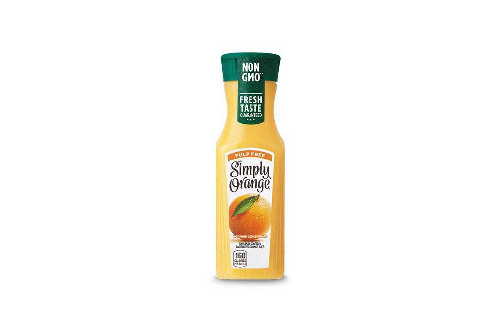 Simply Orange®  · 100% pure squeezed orange juice (from concentrate).