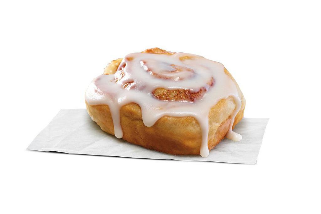 Cinnamon Roll · Flakey, gooey, pillow-y goodness topped with sweet icing, served warm.
