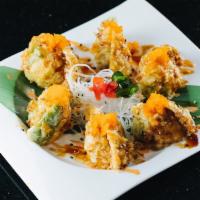 Stuffed Jalapeno · 6 pieces of lightly battered deep-fried jalapeno stuffed with spicy tuna and crab meat. Serv...