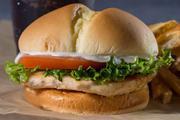 Craft Your Own Grilled Chicken Sandwich · Chicken served hot in between 2 buns.