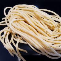 Spaghetti Chitarra  · Long thing pasta.