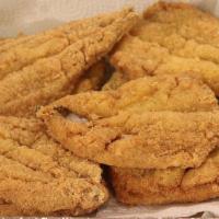 Fried Fish · 1 lb. of fried fish of your choice. About 3-4 pieces per pound.