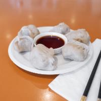 Meat Dumplings · 6 pieces. Pork dumplings. Choice of steamed or pan-fried.