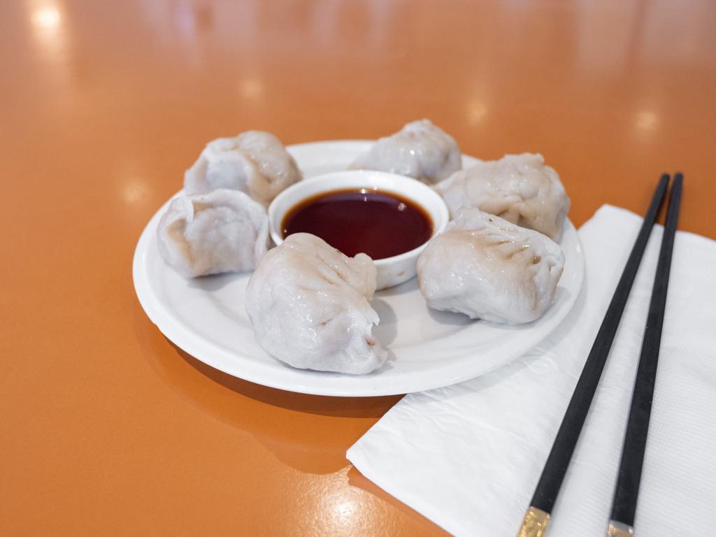 Meat Dumplings · 6 pieces. Pork dumplings. Choice of steamed or pan-fried.