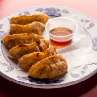 8 Piece Gyoza · Deep fried chicken and vegetable dumpling.
