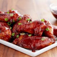 BBQ Chicken Wings · sweet BBQ sauce