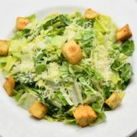 Caesar Salad · Romaine, house made croutons and parmesan cheese with caesar dressing.