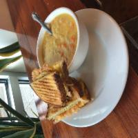 Grilled Kimcheese Sandwich  · Not your typical grilled cheese cashew cheezy sauce, field roast chao cheese, firefly kitche...