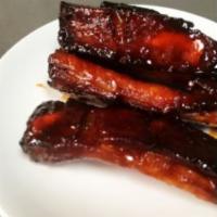 BBQ Ribs · Ribs that have been broiled, roasted, or grilled. 