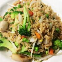 Vegetable Fried Rice · Stir fried rice. 