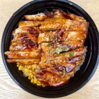 Teriyaki Chicken · Pan Grilled Chicken Breast Fillet, House teriyaki Sauce, Garnished with Sesame seeds and Sca...