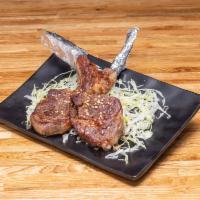 G3. Lamb Chop · Grilled lamb chop with special sauce.