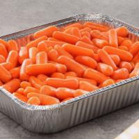 Party Steamed Carrots · Serves 15. Pan.