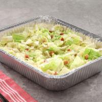 Party Steamed Cabbage · Serves 15. Pan.